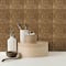 Roommates Copper Tin Tile Peel & Stick Backsplash
